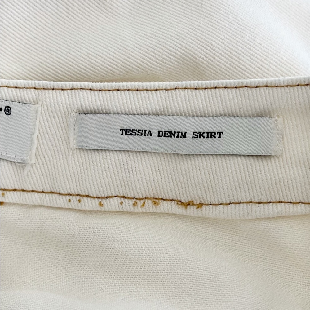 Velvet Heart Cream Tessia Denim Pencil Skirt Size 28 - Picture 7 of 12